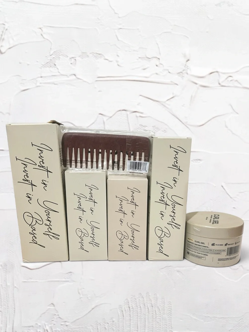 BASED BODYWORKS Complete Curly Kit + BONUS Wood Comb Brand New Factory Sealed